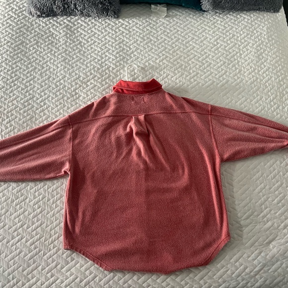 BKE Reverse Fleece Shacket Large - Picture 9 of 10